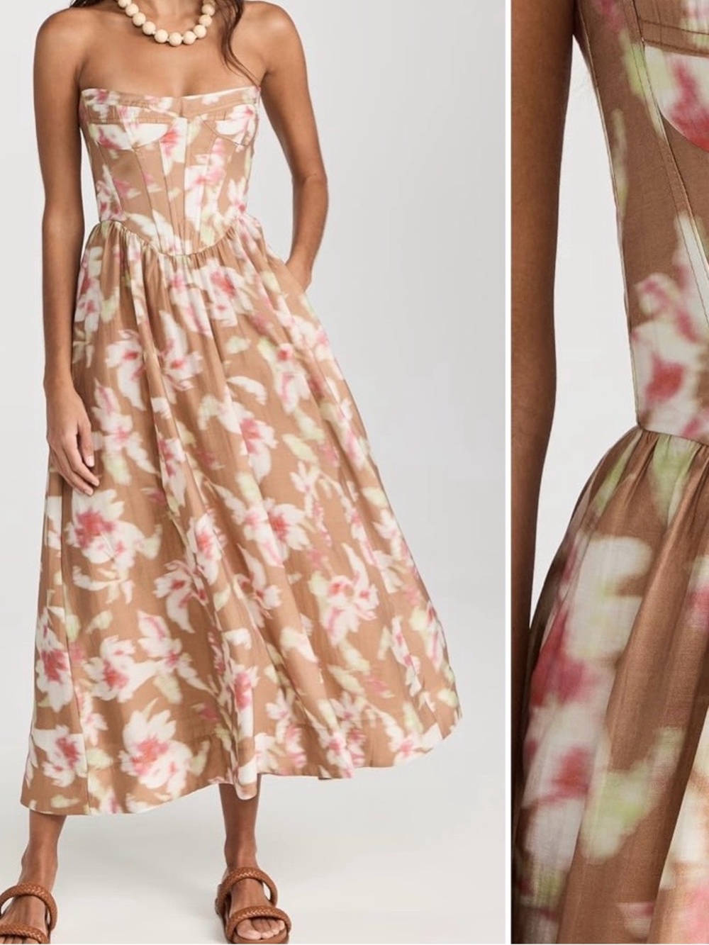 BARDOT Lola Corset Midi Dress - Size 8 - NWT ($240)!